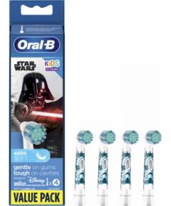 Oral-B Electric Toothbrush Heads, Star wars EB10S-4 Heads, For kids, Number of brush heads included 4