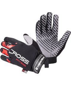 inSPORTline Freso treniņcimdi - Black-Red L fitnesa cimdi, saites un jostas