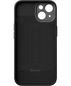 Baseus Liquid Silica Case and Tempered Glass set for iPhone 14 Plus (black)