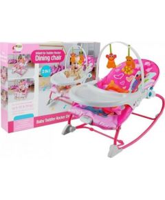 Lean Sport Cradle, šūpuļkrēsls, barošanas krēsls 2 in 1, rozā