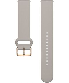Polar watch strap 20mm S-L T, greige silicone