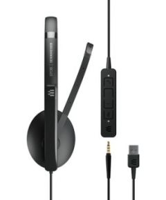 EPOS SENNHEISER ADAPT 165 USB II , USB WIRED DOUBLE-SIDED 3.5MM + USB