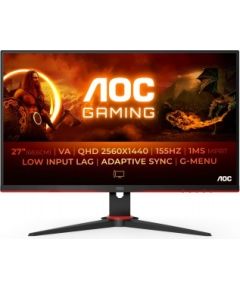 AOC Q27G2E 27" QHD VA DP/HDMI 155HZ FREESYNC