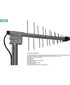 Interneta signāla pastiprinātājs LTE Antena P-30 UNICOM H/V+H155 10m+SMA ISKRA Silver