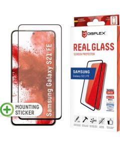 Samsung Galaxy S21 FE Full Cover Real 3D Glass By Displex Black