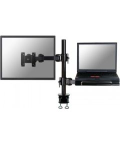 NEWSTAR FLAT SCREEN & NOTEBOOK DESK MOUNT (CLAMP)  10-27" BLACK