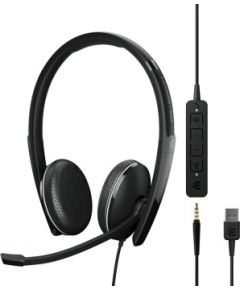 EPOS SENNHEISER ADAPT 165T USB II WITH USB-A, 3.5MM JACK WIRED DOUBLE-SIDED INLINE CALL CONTROL MS