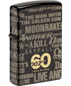 Zippo šķiltavas 48576 James Bond 60th Anniversary Collectible