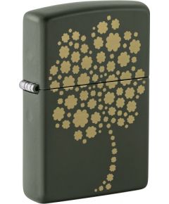 Zippo šķiltavas 48501 Four Leaf Clover Design