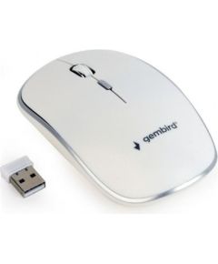 MOUSE USB OPTICAL WRL/WHITE MUSW-4B-01-W GEMBIRD