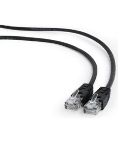 PATCH CABLE CAT5E UTP 0.25M/BLACK PP12-0.25M/BK GEMBIRD