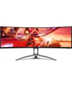 LCD Monitor|AOC|AG493UCX2|48.8"|Gaming/Curved|Panel VA|5120x1440|32:9|165Hz|Matte|4 ms|Speakers|Swivel|Height adjustable|Tilt|Colour Black|AG493UCX2