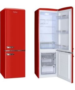 Amica KGCR 387100 R fridge-freezer Freestanding 244 L Red