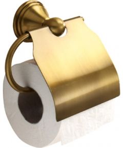 Gedy tualetes papīra turētājs Romance, ar vāciņu, bronza