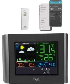 TFA wireless weather station with WiFi VIEW METEO (black)