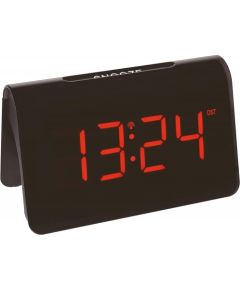 TFA Digital radio alarm clock ICON with red LED (black)