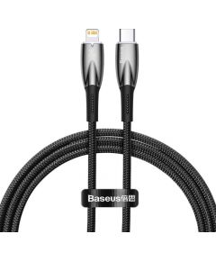 USB-C cable for Lightning Baseus Glimmer Series, 20W, 1m (Black)