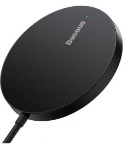 Baseus Simple Mini3 Magnetic Wireless Charger 15W (Black)