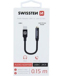 Swissten USB-C uz 3.5mm Audio Adapteris Telefoniem 15 cm