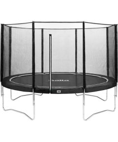 Salta trampoline combo, fitness device (black, round, 366 cm)