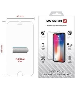 Swissten Ultra Slim Tempered Glass Premium 9H Aizsargstikls Apple iPhone 7 Plus / iPhone 8 Plus