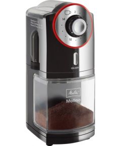 Melitta Molino 100 W Black, Red, Stainless Steel