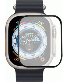 Fusion Nano 9H защитное стекло для экрана часов Apple Watch Ultra 49mm черное
