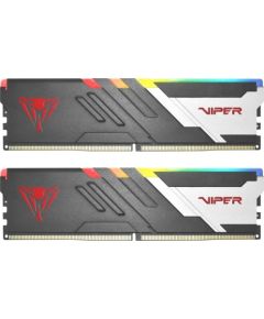 Patriot DDR5 - 32GB -6000 - CL - 36 - Dual Kit, memory (black/white, PVVR532G600C36K, Viper Venom RGB)