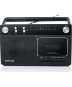 Radio uztvērējs Muse M-152 RC Black