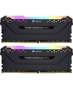 Corsair DDR4 - 64 GB -3200 - CL - 16 - Dual Kit, Vengeance RGB PRO (black, CMW64GX4M2E3200C16)