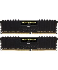 Corsair DDR4 - 64 GB -2666 - CL - 17- Dual Kit, Vengeance LPX (black, CMK64GX4M2A2666C16)