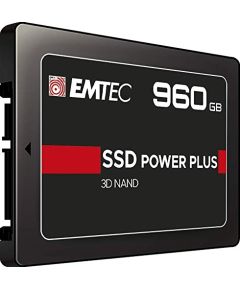 Emtec X150 SSD Power Plus 960 GB Solid State Drive(black, SATA 6 GB / s, 2.5 inches)