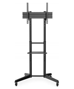 Digitus TV Cart with Shelf DA-90447	, 37-70 ", Trolleys & Stands, Maximum weight (capacity) 50 kg, Black