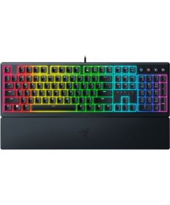 Razer Gaming Keyboard Ornata V3 RGB LED light, NORD, Wired, Black, Razer Mecha-Membrane, Numeric keypad Klaviatūras