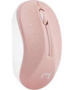 Natec Mouse, Toucan, Wireless, 1600 DPI, Optical, Pink-White