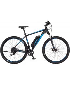 Fischer Die Fahrradmarke FISCHER Bicycle Montis EM1724.1 (2022), Pedelec (black/blue, 51 cm frame, 29)