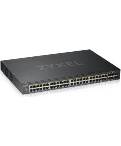 Zyxel GS1920-48HPV2 Managed Gigabit Ethernet (10/100/1000) Power over Ethernet (PoE) Black