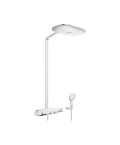 Grohe dušas sistēma ar termostatu Rainshower SmartControl 360 Mono, rokas duša Power&amp;Soul 115, hroms