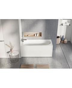 Balteco vanna Modul, 1690x750 mm, ar paneļiem un rāmi, ar sifonu, balta akrila Akrila vannas