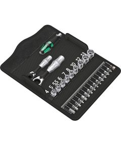 Wera Zyklop mini 2 bit set/wrench set 1/4" - 38-pieces - 05135918001