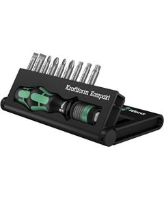 Wera Kraftform Compact 10 bit holder-screwdriver set 1/4" - 10-pieces - 05056653001