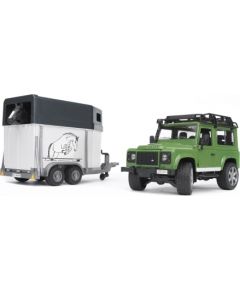 Bruder Professional Series Kraj Rover Defender with Horse Trailer (02592)