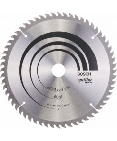 Bosch Circular Saw Blade Optiline 254x30