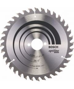 Bosch Circular Saw Blade Optiline 190x30