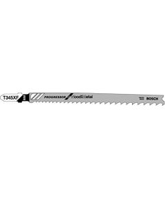 Bosch Jigsaw blade T345XF - 5 pieces black