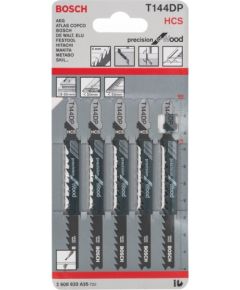 Bosch Jigsaw blade T144DP - 5 pieces black