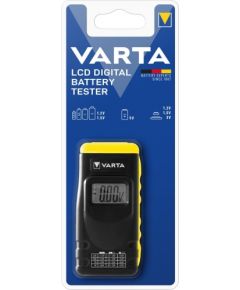 Varta Digital Battery Tester AA / AAA / C / D / E, Measuring Device (black)