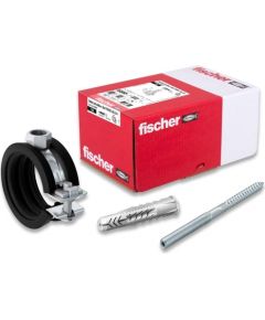 FISCHER pipe clamp set FGRS 20-24, with dowels (10 pieces)