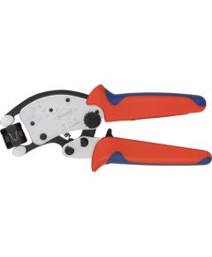 Knipex Self-adjusting crimping pliers Twistor T (red/blue, for ferrules)