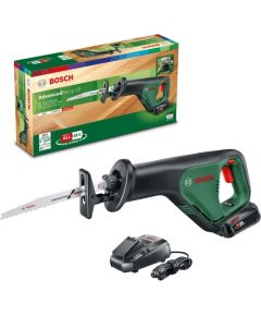 Bosch Cordless saber saw AdvancedRecip 18 (green/black, Li-ion battery 2.5Ah)